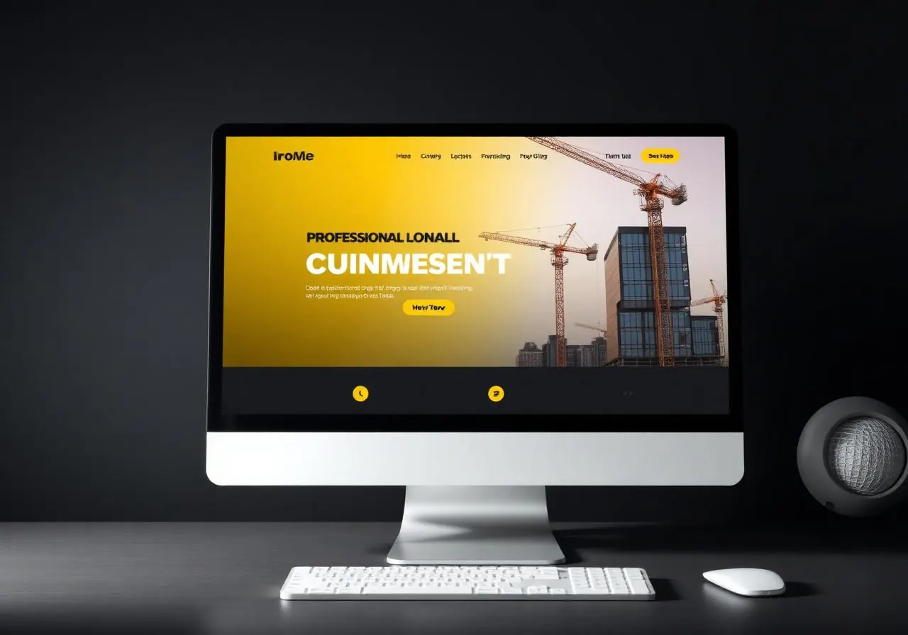 Construction Company website preview